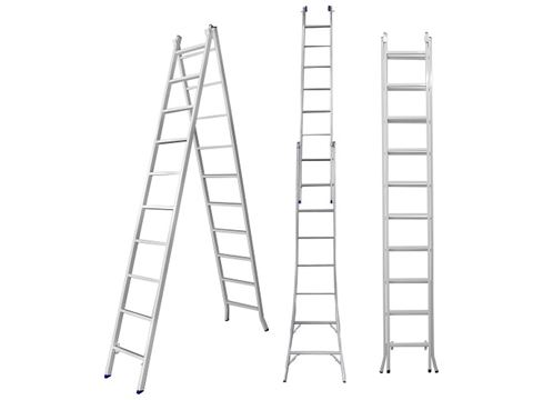Escada Aluminio extensiva 11 Degraus 3,85 x 6,20m